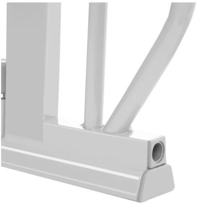 Lionelo - Turvaportti TRUUS SLIM LED 1xAAA harmaa