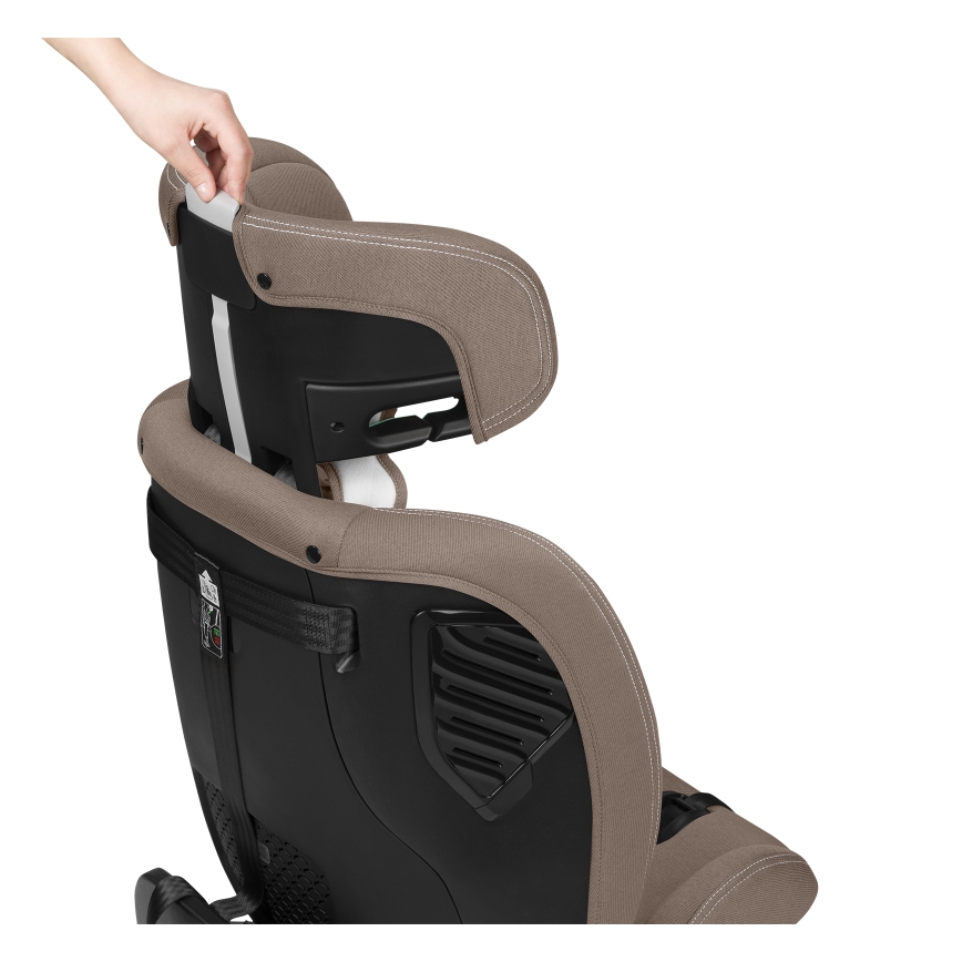 Lionelo - Kääntyvä turvaistuin jalustalla BASTIAAN ONE i-Size 40–150 cm hiekanvärinen