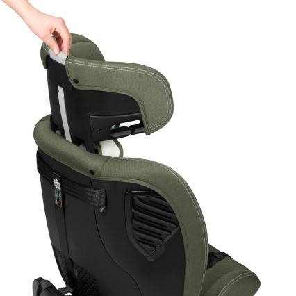 Lionelo - Käännettävä turvaistuin jalustalla BASTIAAN ONE i-Size 40-150 cm oliivinvihreä