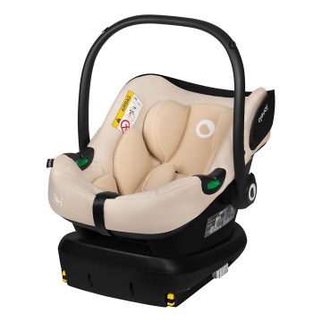 Lionelo - Turvaistuin kääntyvällä pohjalla ASTRID SET i-Size 40-87 cm beige hiekka