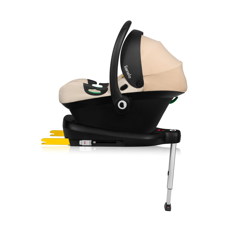 Lionelo - Turvaistuin kääntyvällä pohjalla ASTRID SET i-Size 40-87 cm beige hiekka