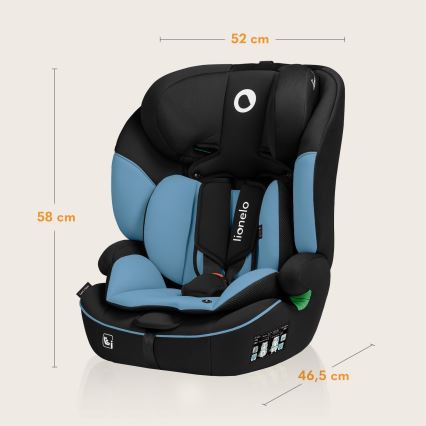 Lionelo - Turvaistuin LEVI i-Size 76-150 cm koboltinsininen
