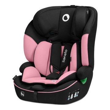 Lionelo - Turvaistuin LEVI i-Size 76-150 cm Pink Baby