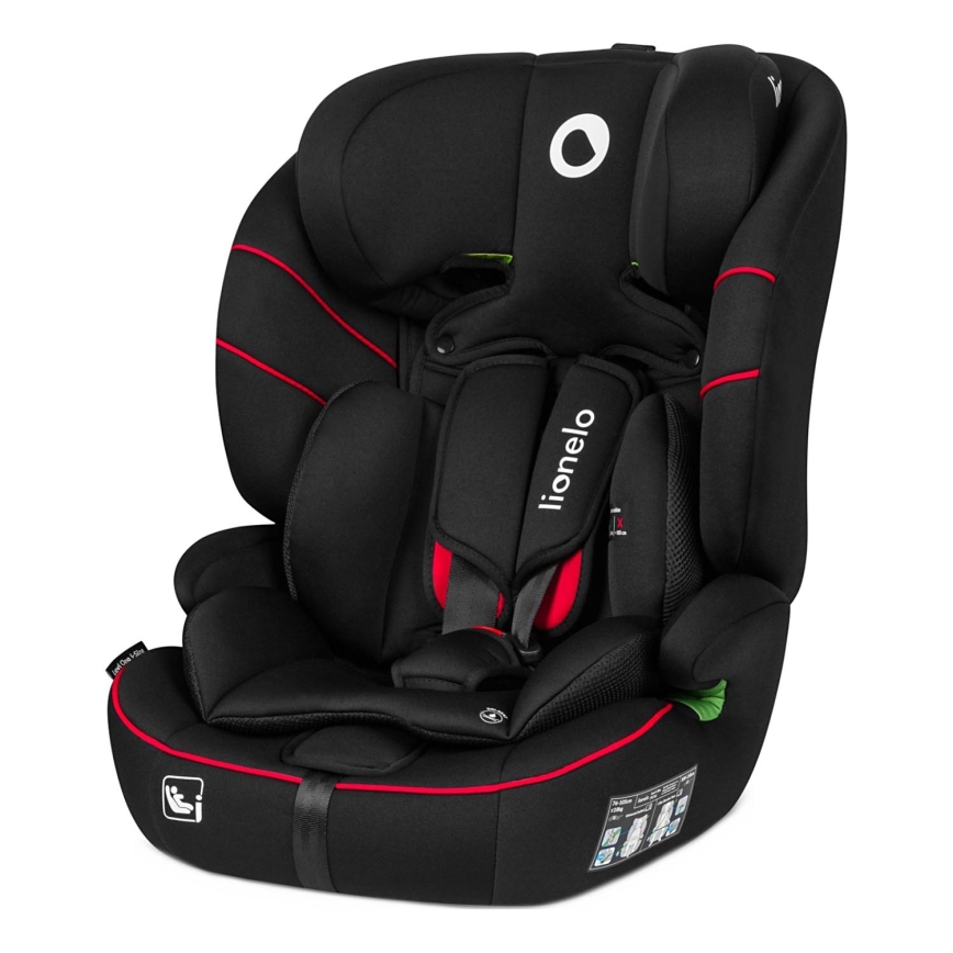 Lionelo - Turvaistuin LEVI i-Size 76-150 cm Sporttinen musta