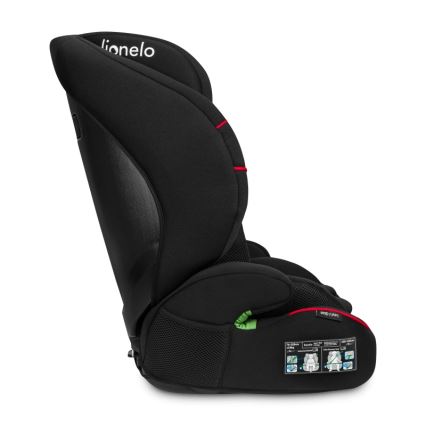 Lionelo - Turvaistuin LEVI i-Size 76-150 cm Sporttinen musta