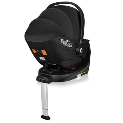 Lionelo - Turvaistuinjalusta MOXIE SET i-Size Base, musta