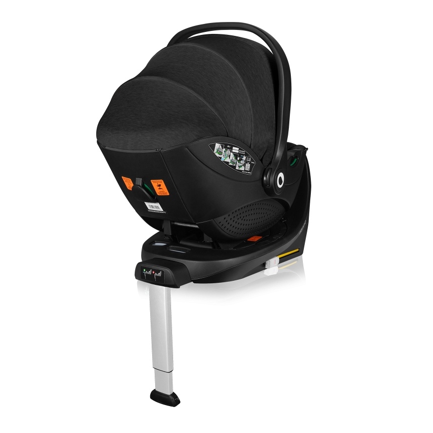 Lionelo - Turvaistuinjalusta MOXIE SET i-Size Base, musta