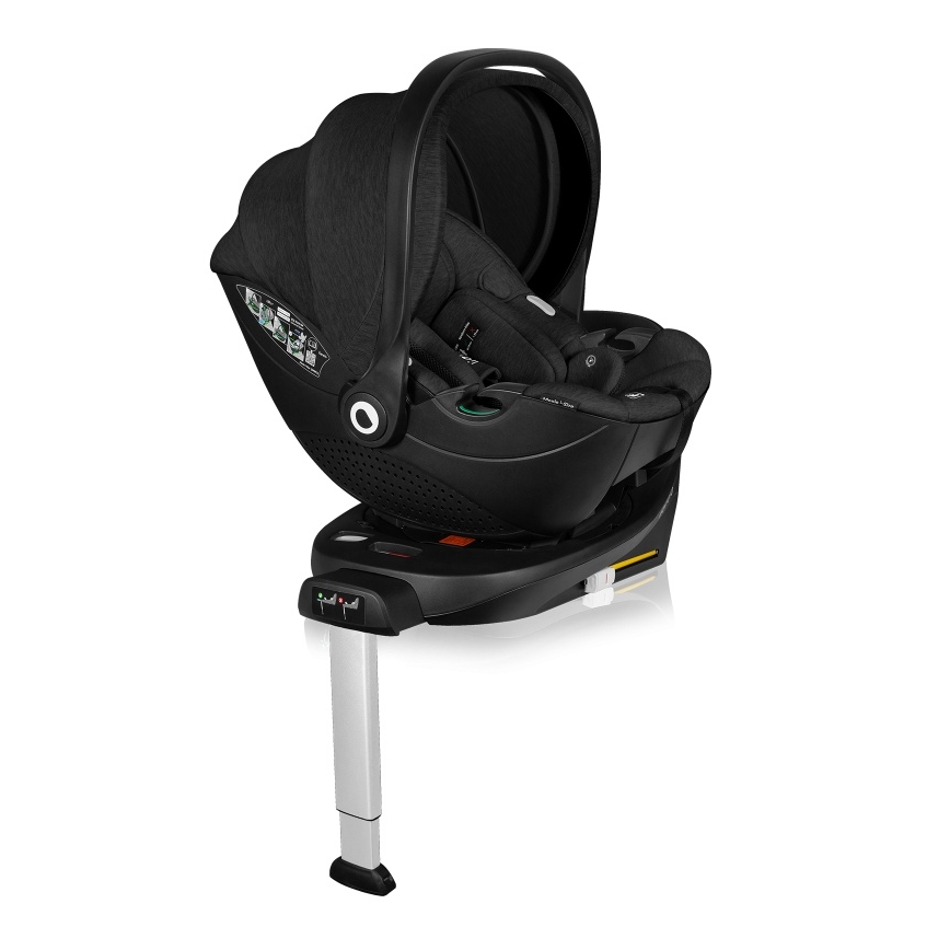 Lionelo - Turvaistuinjalusta MOXIE SET i-Size Base, musta