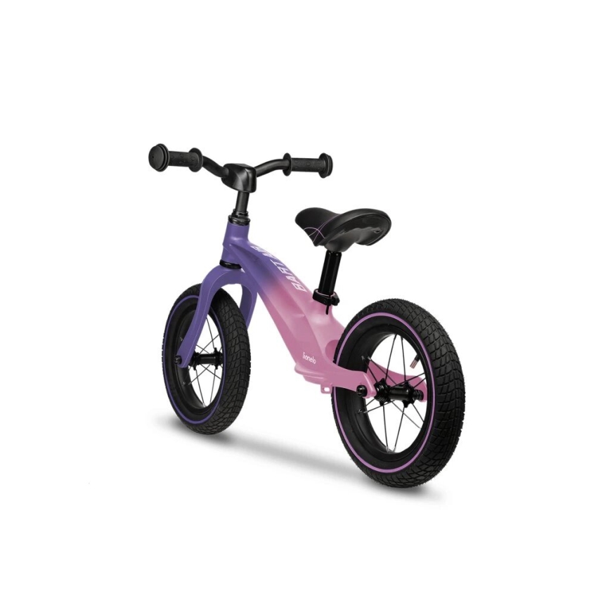 Lionelo - Työntöpyörä BART AIR violetti/vaaleanpunainen