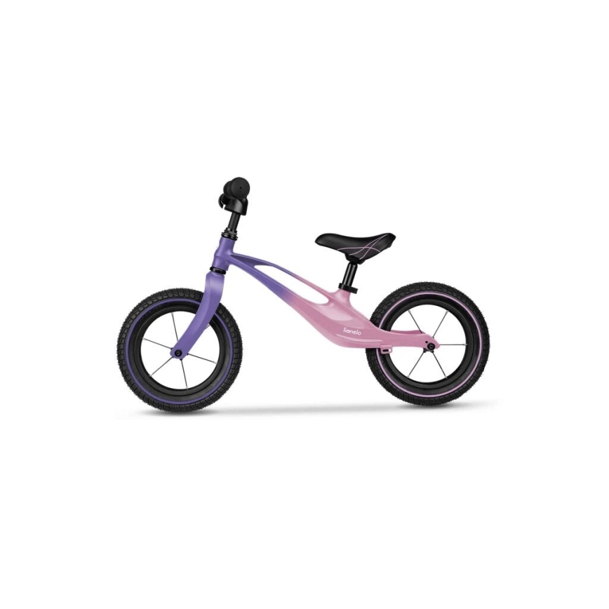 Lionelo - Työntöpyörä BART AIR violetti/vaaleanpunainen