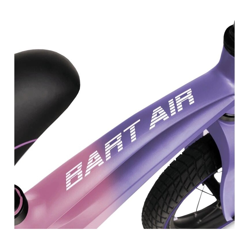 Lionelo - Työntöpyörä BART AIR violetti/vaaleanpunainen