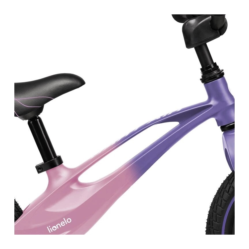 Lionelo - Työntöpyörä BART AIR violetti/vaaleanpunainen