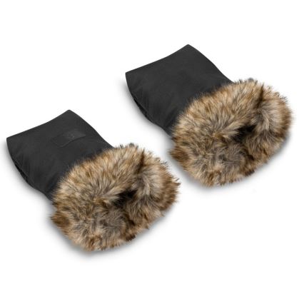 Lionelo - Vaunukäsineet HANDMUFF, musta