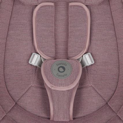 Lionelo - vauvakeinu BLOSSOM melodialla, Pink Mauve + kaukosäädin