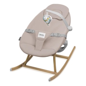 Lionelo - Vauvakeinu DALIA ROCKER beige hiekka