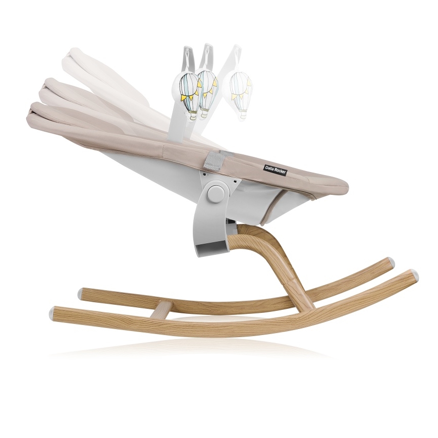 Lionelo - Vauvakeinu DALIA ROCKER beige hiekka