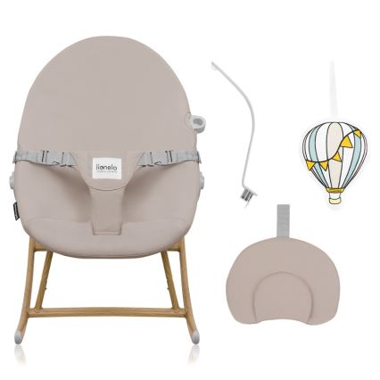 Lionelo - Vauvakeinu DALIA ROCKER beige hiekka