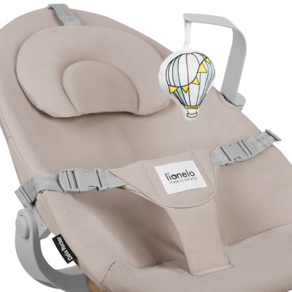 Lionelo - Vauvakeinu DALIA ROCKER beige hiekka