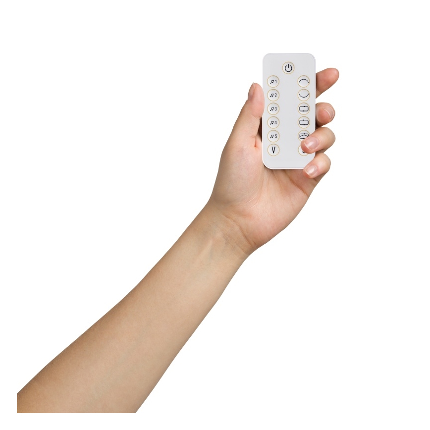 Lionelo - Vauvakeinu melodialla OLIVIA Beige Natural + kaukosäädin