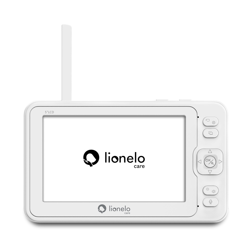 Lionelo - Vauvamonitori näytöllä BABYLINE 8.3 5V 3600 mAh