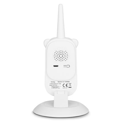 Lionelo - Vauvan videovalvontalaite BABYLINE CAMERA 3.2 5V