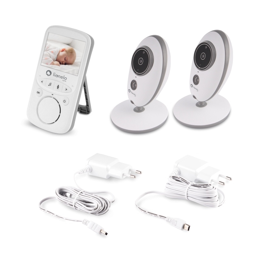 Lionelo - Vauvanvahti BABYLINE 5.1 näytöllä, 230V, 1000 mAh