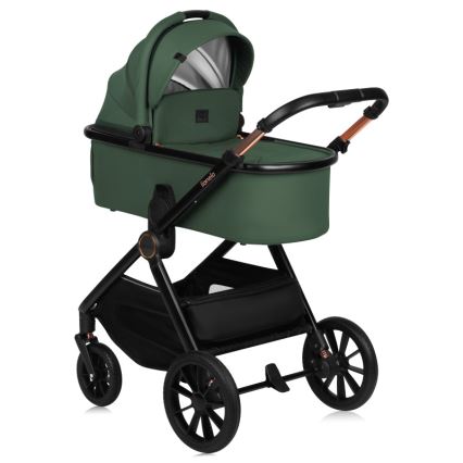 Lionelo - Yhdistelmävaunu 2-in-1 LAYLA Green Forest