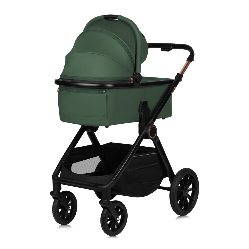 Lionelo - Yhdistelmävaunu 2-in-1 LAYLA Green Forest