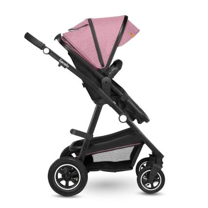 Lionelo - Yhdistelmävaunut 2-in-1 AMBER Pink Rose
