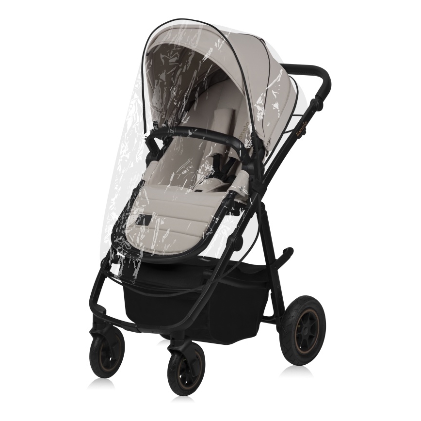 Lionelo - Yhdistelmävaunut 2-in-1 AMBER PLUS Beige Sand