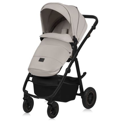 Lionelo - Yhdistelmävaunut 2-in-1 AMBER PLUS Beige Sand