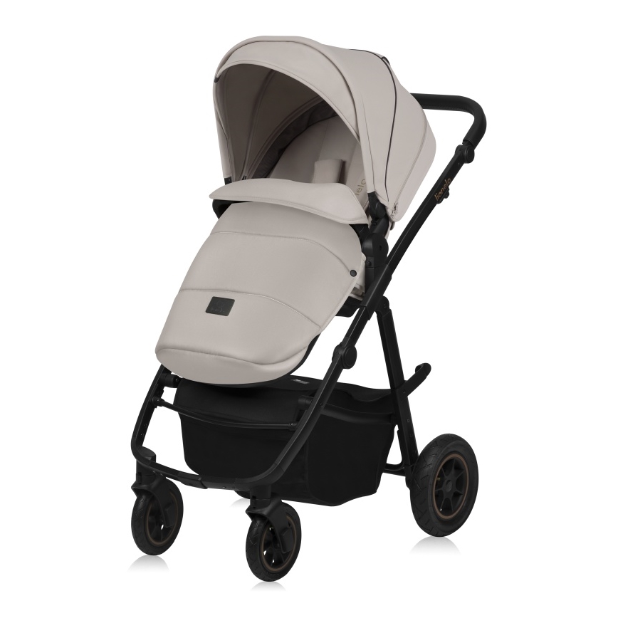 Lionelo - Yhdistelmävaunut 2-in-1 AMBER PLUS Beige Sand