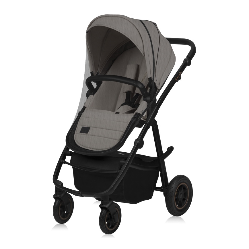 Lionelo - Yhdistelmävaunut 2-in-1 AMBER PLUS Beige Sand