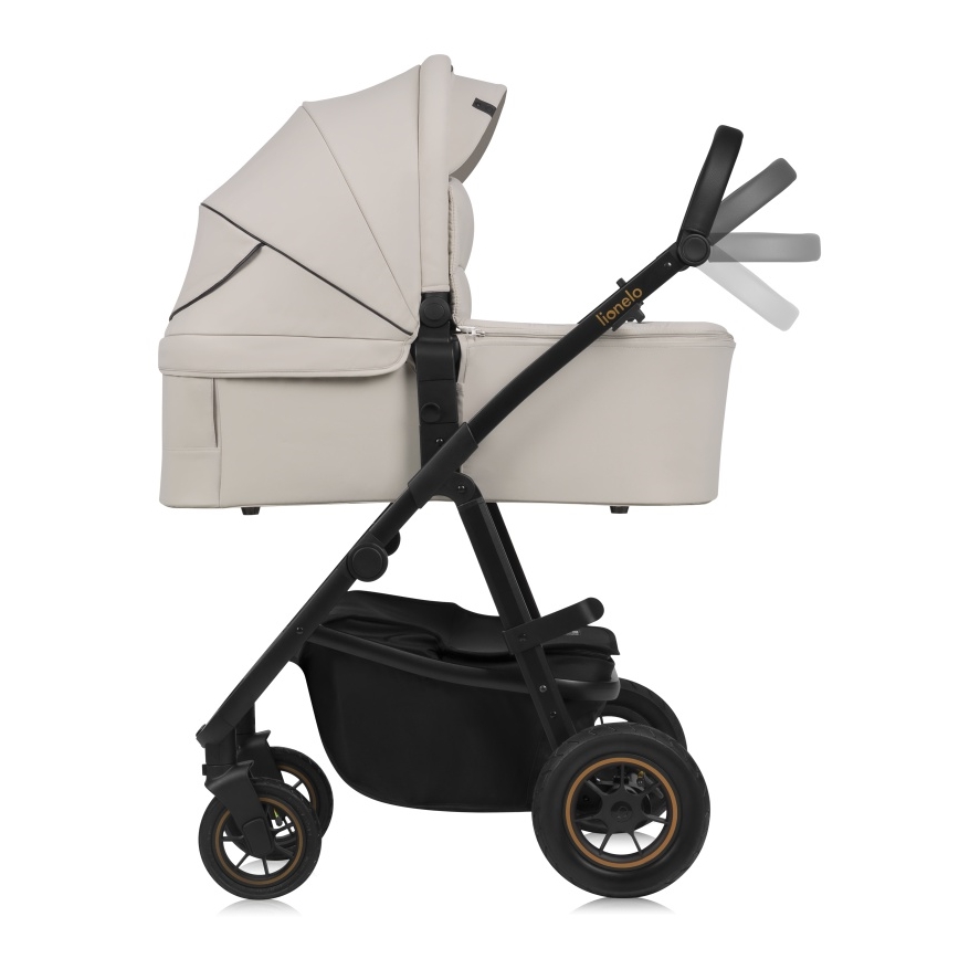 Lionelo - Yhdistelmävaunut 2-in-1 AMBER PLUS Beige Sand