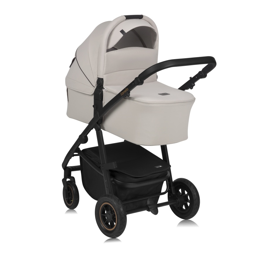 Lionelo - Yhdistelmävaunut 2-in-1 AMBER PLUS Beige Sand
