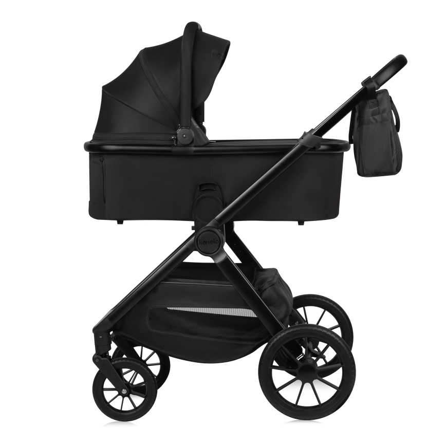 Lionelo - yhdistelmävaunut 2-in-1 LAYLA Black Onyx