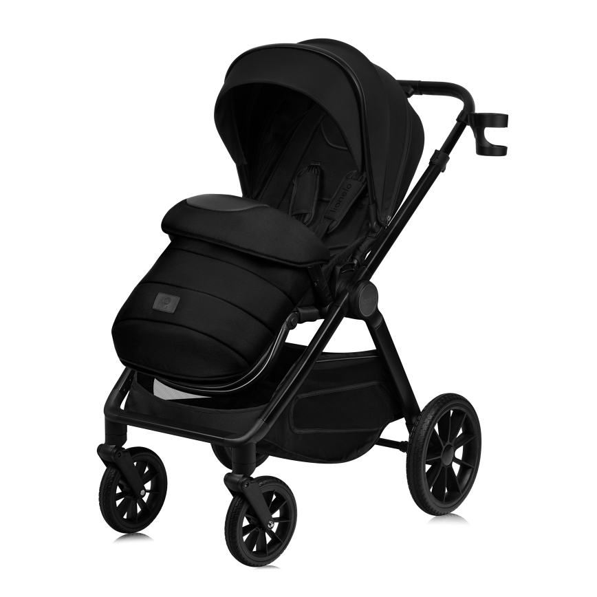 Lionelo - yhdistelmävaunut 2-in-1 LAYLA Black Onyx