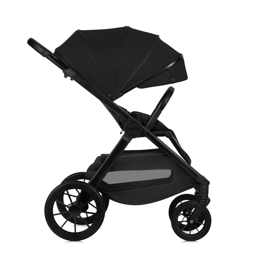 Lionelo - yhdistelmävaunut 2-in-1 LAYLA Black Onyx