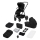 Lionelo - yhdistelmävaunut 2-in-1 MERIL Black Onyx