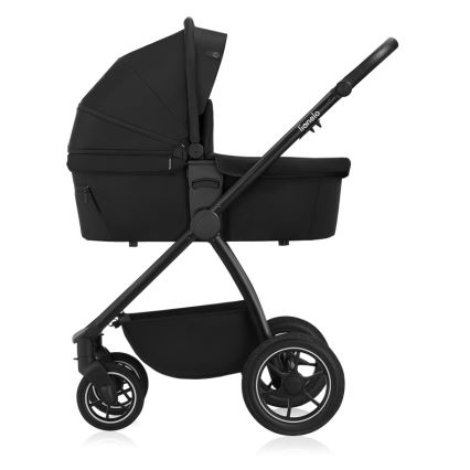 Lionelo - yhdistelmävaunut 2-in-1 MERIL Black Onyx