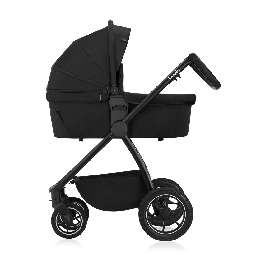 Lionelo - yhdistelmävaunut 2-in-1 MERIL Black Onyx