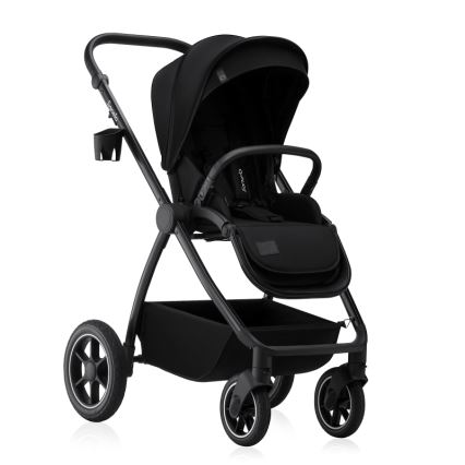 Lionelo - yhdistelmävaunut 2-in-1 MERIL Black Onyx