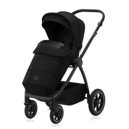 Lionelo - yhdistelmävaunut 2-in-1 MERIL Black Onyx