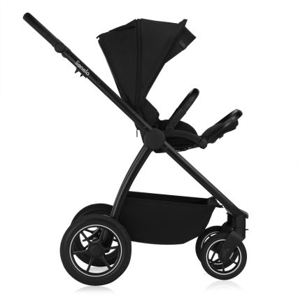 Lionelo - yhdistelmävaunut 2-in-1 MERIL Black Onyx