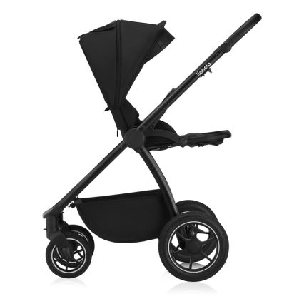 Lionelo - yhdistelmävaunut 2-in-1 MERIL Black Onyx