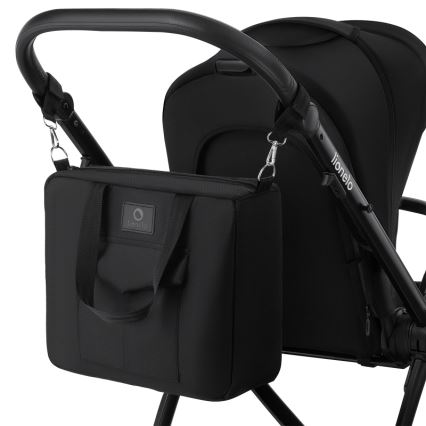 Lionelo - yhdistelmävaunut 2-in-1 MERIL Black Onyx