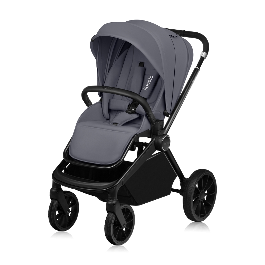 Lionelo - Yhdistelmävaunut 2-in-1 MIKA PLUS Grey Stone