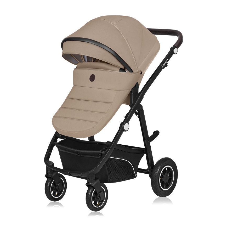 Lionelo - Yhdistelmävaunut 3-in-1 BIANKA beige hiekka