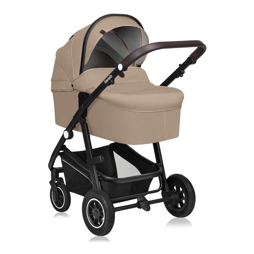 Lionelo - Yhdistelmävaunut 3-in-1 BIANKA beige hiekka