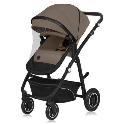 Lionelo - Yhdistelmävaunut 3-in-1 BIANKA beige hiekka